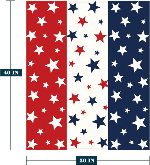 YeeJu Patriotic Throw Blanket for Baby Small 4th of July Memorial Day Fourth of July Blanket for Toddler Swaddle Soft Fleece Blanket Red White Blu...