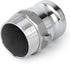 TAISHER 2PCS Global Type F Aluminum Cam & Groove Hose Fittings?1-1/2" Plug x 1-1/2" NPT Male...