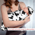 Cow Print Newborn Swaddle Blanket with Hat Set Baby Stuff Receiving Blankets Soft Transition Sleep Sacks Gifts for Infant Boys Girls...