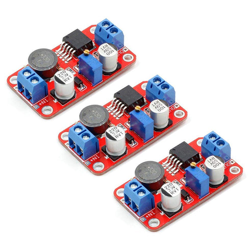 3pcs XL6019 5A High Power Current DC to DC Step-up 5V 6V 12V 24V 3-35V to 5-40V XL6019 Converter Adjustable Voltage Regulator Power Modules Boost ...