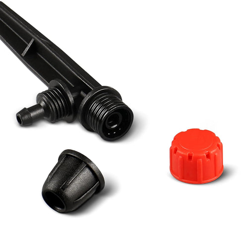 55 Pieces Drip Emitters Stream with Stake for 1/4" Irrigation Tubing: Adjustable 360 Degree Water Flow Irrigation Universal Sprayer Drip Pipe Spri...