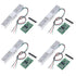 ShangHJ 4 Sets Digital Load Cell Weight Sensor + HX711 ADC Module Weighing Sensor for Arduino DIY Portable Electronic Kitchen Scale Kit (10kg)...