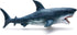 Gemini&Genius Sea Animal Great White Shark Action Figure Megalodon Shark Model Toy Soft Rubber Realistic Ocean Shark Educational and Role Play Toy...