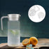 Fdit Acrylic Transparent Juice Bottle Striped Water Ice Cold Juice Jug with Lid great for Homemade Juice & Cold Tea or for Milk Bottles Reusable D...