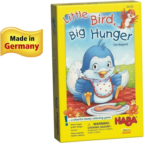 HABA Little Bird, Big Hunger - A Cheerfully Cheeky Collecting Game for Ages 3 and Up (Made in Germany)...
