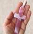 Handmade Glass Cross for Mother with Poem- Unique Gift for Mom on Christmas, Mother's Day, Birthday...