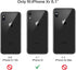 iPhone XR Case with Screen Protector,iPhone XR Case, Shock Absorption Heavy Duty Drop Test Cover with Car Mount Kickstand Lightweight Protective P...