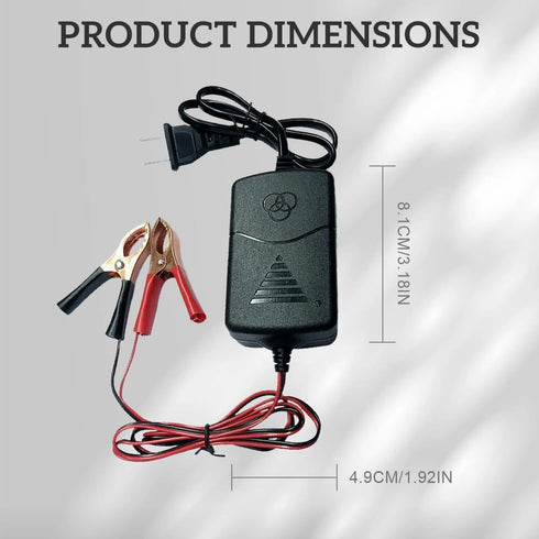 Battery Trickle Charger, 12V Lead Acid Automotive Charger, Lead Acid Charger Battery Chargers Smart Battery, Sealed Lead Acid Battery Charger, SLA...