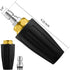 Turbo Nozzle Pressure Washer 4000 PSI Max Rotating Pressure Washer Nozzle with 1/4" Quick Connect Pressure Washer Tips Power Washer Nozzle for Cle...