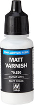 Vallejo Matt Model Color Acrylic Varnish, 17ml...