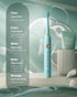USB Rechargeable Sonic Electric Toothbrush for Adults Powered Motor Soft Dupont Brush Heads 2 Minutes Timer 5 Modes Teeth Whitening, Green...