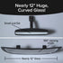Wide-Angle Rearview Mirror, As Seen On TV Black Convex Car Mirror Installs in Seconds and Fits Most Cars, SUVs & Trucks, Holiday Gift...