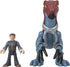Fisher-Price Imaginext Jurassic World Dinosaur Toy Therizinosaurus & Owen Grady Figure Set for Pretend Play Preschool Kids Ages 3+ Years...