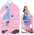 Dance Garment Bags with Accessory Pockets 40" Girls Dance Costume Garment Bag Girls Hanging Clothes Storage Cover For Dancers Travel Storage...