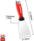 Goldblatt 3" Putty Knife, Stainless Steel Scraping Paint, Putty Knife Scraper with Hammer End, Soft Grip, Perfect for Drywall Repairing and Finish...