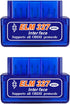 2PCS ELM327 OBD? Car Auto Diagnostic Scanner, Professional Automotive Bluetooth Scan Tool and Code Reader, Universal Vehicle Interface Adapter Dia...