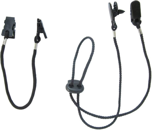 Set of 2 Cap Clips and Hat Chin Strap Windproof Clip Universal Clip Anti-lost Strap Multi-function Clip with Strap for Golfing, Fishing, Boating, ...