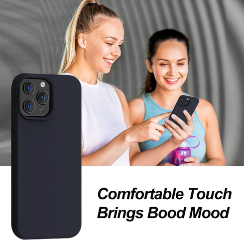 CHOICE REVOLUTION Silicone Case for iPhone 14 Pro Max 6.7 Inch, Full Body Protective Cover, Soft Ultra Slim Shockproof Liquid Phone Case with Anti...