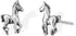 Boma Jewelry Sterling Silver Prancing Pony Horse Stud Earrings...