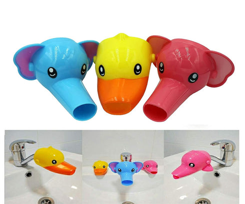 OGIFCHEN Baby and Children's faucet extension faucet guide sink extender long water hand washing device water diverter ?3 Packs Dolphin?...