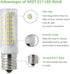 E17 Led Microwave Oven Light Bulb Over Stove Appliance Bulb, Replacement 40W 60W 75W Halogen Range Hood 7W Dimmable White 6000K Pack of 2...