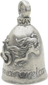 Guardian Bell Good Luck Bell w/Keyring & Black Velvet Gift Bag | Motorcycle Bell | Lead-Free Pewter | Made in USA...