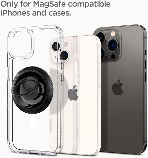 Spigen O-Mag Ring (Upgraded) (MagFit) Magnetic Phone Holder Grip (Popsocket) Designed for MagSafe Compatible with iPhone 15 Pro Max, 15 Pro, 15 Pl...