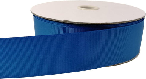 One Roll 50 Yards Soild Royal Blue Grosgrain Ribbon 1 1/2 inch Flower Bouquets Ribbons- Thick Gift Wrapping Ribbon-DIY Crafts Bow Hair Headband Ac...