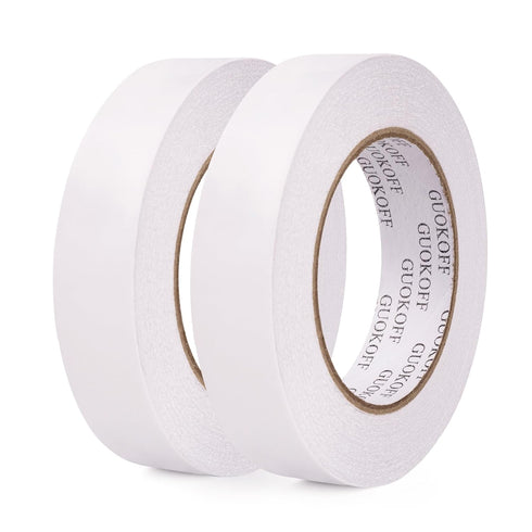 Double Sided Tape 1 Inch x 40 Yards - 2 Rolls, Strong Adhesive Double Sided Sticky Tape, Two Sided Tapes, Multipurpose Tape for Arts, DIY, Crafts,...