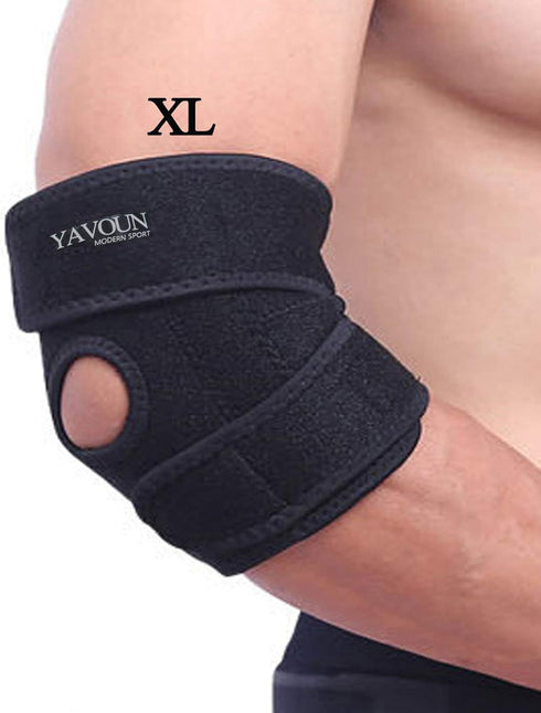 Elbow Support,Adjustable Tennis Elbow Support Brace, Great For Sprained Elbows, Tendonitis, Arthritis,basketball?Baseball,Golfer's Elbow Provides ...