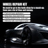 Rim Repair Kit Curb Rash, Gloss Black Rim Touch Up Paint, Wheel Scratch Repair Kit Wheel Paint Rim Paint Pen for Wheel Repair, Universal Color Bla...