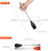 Pastry Brush - 12" Basting Brush with Long Silicone Brush Head for Kitchen Cooking Baking BBQ & Grilling, Stain Resistant Design. 2 pack...