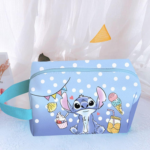 MRSP 3 sets makeup bag travel small cosmetic case portable with multifunctional waterproof Organizer bag for women (Stitch 02)......