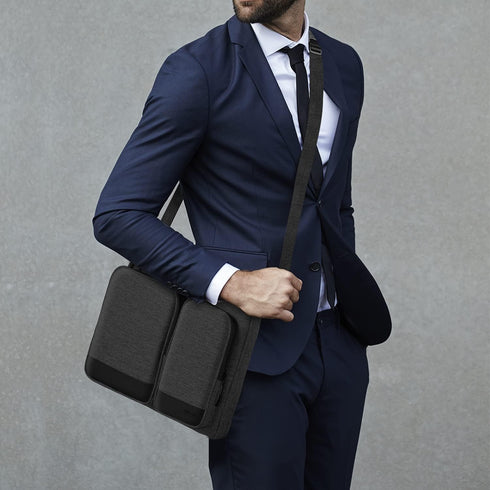 15.6-16 inch Laptop Case Sleeve, Waterproof Shock-Resistant Lightweight Shoulder Bag, 360° Protective Notebook Briefcase Compatible with 16 16.2 i...