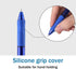 Black Gel Pens, 8 Pcs Retractable Fine Point 0.5mm Rollerball Red Pens for Smooth Writing Black Red Blue Ink for Women Men Journaling School and O...