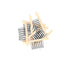 20 Pieces Wig Combs Wig Clips Wig Combs to Secure Wig 7-teeth Wig Accessories Tools For Making Wig Caps Wig Comb (Beige,20 Pcs))...