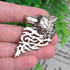Wixine 5Pcs Vintage Gold Silver Brooches for Women Men Lapel Pin Wolf Collar Jewelry Fashion Brooch Pins...