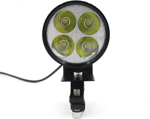 LEORX 12V-85V 20W Motorcycle E-bike LED Headlight Lamp Car Accessories (Black)...