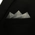 S&W SHLAX&WING Ties for Men Necktie Gray Check Extra Long Matching Pocket Square...