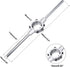 uxcell Die Stock Handle Wrench Holder for Metric M12-M14 / 24mm-38mm OD Round Die...