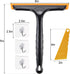 Shower Glass Door Squeegee, Silicone Squeegee with Anti-Break Handle for Bathroom Door, Tile, Glass Cleaning Tools and Window Film Installation. I...