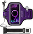 Galaxy Note 10+, 9, 8 Armband, JEMACHE Gym Run Workout Water Resistant Arm Band Case for Samsung Galaxy Note 8/9/10 Plus with Key Holder (Purple)...