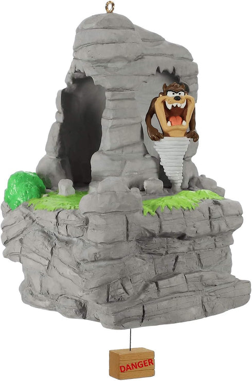 Hallmark Keepsake Christmas Ornament 2019 Year Dated Looney Tunes Tasmanian Motion, Tornado Taz...