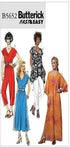 BUTTERICK PATTERNS B5652 Misses' Top, Dress, Caftan, Jumpsuit and Pants, Size Y (XSM-SML-MED)...