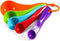 5 Pcs Colorful Plastic Measuring Spoons Plastic Teaspoon 1/2.5/5/7.5/15ml Measuring Spoon for Baking Coffee Tea, Measure Tool, Kitchen Accessories...