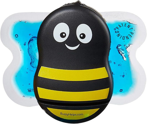 Buzzy - Personal Vibrating Ice Pack - As Seen On Shark Tank - Pain Relief for Shots, IVF, Insulin, Treatments, Vaccines - at Home First Aid - Solu...