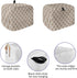 Toaster Cover 2 Slice, Beige Moroccan Pattern Geometric Bread Maker Cover Toaster Dust Cover with Pockets, Dust-Proof Cover for Kitchen Small Appl...