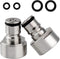 FERRODAY Ball Lock Keg Coupler Adapters for Sankey to Ball Lock Quick Disconnect Conversion Kit Fits A D S G Type Keg Coupler FPT 5/8 Thread Stain...