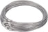 UNICRAFTALE 80pcs 17.5inch Darkgray Stainless Steel Wire Choker Necklace with Brass Screw Clasp, DIY Jewelry Making, 14.5mm Diamater...