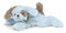 Bearington Baby Lil' Waggles Plush Stuffed Animal Blue Puppy with Rattle, 8 inches...